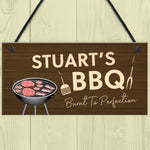 Funny Joke Personalised BBQ Sign Man Cave Garden Shed Sign