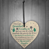 Grandad Gifts Wood Heart Perfect Gift For Fathers Day Birthday