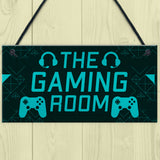 Gaming Room Sign Novelty Gamer Gift Bedroom Man Cave Sign