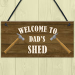 PERSONALISED Shed Sign Wood Effect Man Cave Tool Shed Sign