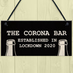 Funny Corona Bar Sign For Home Bar Garden Hanging Sign Alcohol