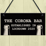 Funny Corona Bar Sign For Home Bar Garden Hanging Sign Alcohol