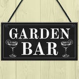 Shabby Chic Garden Bar Sign Hanging Wall Sign For Bar