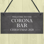 Welcome To Bar Sign CORONA BAR Christmas Gift Home Bar Pub