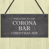 Welcome To Bar Sign CORONA BAR Christmas Gift Home Bar Pub