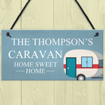 Hanging Sign For Caravan Personalised Home Decor Gift