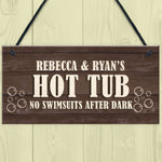 Personalised Funny Hot Tub Signs And Plaques Novelty Accessories