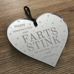 Funny Valentines Gift For Boyfriend or Husband Novelty Heart