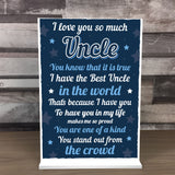 Quirky Gifts For Uncle Plaque Uncle Presents For Birthday Xmas