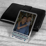 Best Uncle Gift Novelty Personalised Wallet Card Insert Brother