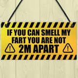 Funny Quarantine Social Distance Gifts Novelty Man Cave Sign