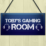 Personalised Boys Gaming Bedroom Sign Christmas Gamer Gifts