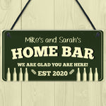 PERSONALISED Any Name Home Bar Signs And Plaque Novelty Gift