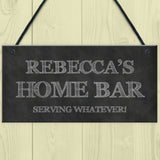 Shabby Chic HOME BAR Garden Bar Man Cave PERSONALISED Sign