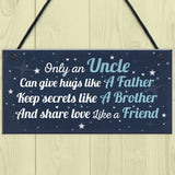 Thank You Gifts For Uncle Birthday Sign Gifts For Uncle Friend