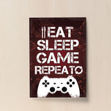 Gaming Sign Gaming Print Boys Bedroom Decor Wall Art Birthday