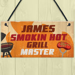 Personalised BBQ Barbecue Hanging Funny Garden Sign Gift For Him