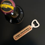 Novelty Anniversary Gift For Boyfriend Wooden Bottle Opener Gift