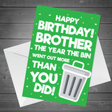Funny Birthday Card For Brother Lockdown Design Novelty Card
