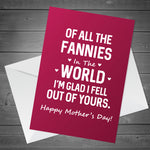 Funny Mothers Day Card Rude Cheeky Humour Card For Mum Gift
