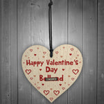 Funny Valentines Gift For Boyfriend Husband Wooden Heart Gift