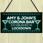 CORONA BAR Personalised Signs Novelty Home Bar Plaques Gifts