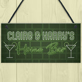 Personalised HOME BAR Plaque Novelty Bar Signs For Garden Sign