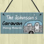 Shabby Chic CARAVAN SIGN Personalised Door Sign Accessories