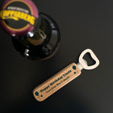 Quirky Uncle Birthday Gift Wooden Bottle Opener Personalised