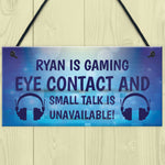 FUNNY Gamer Gift NEON EFFECT Personalised Gaming Sign