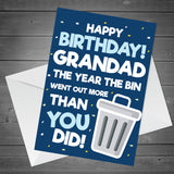 Funny Birthday Card For Grandad Lockdown Design Novelty Card
