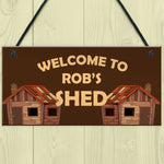 Personalised Garden Sign Shed Sign Gift For Men Garage Allotment