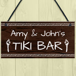 Personalised Tiki Bar Sign For Home Bar Novelty Bar Signs Gifts