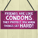 Friendship Plaque Funny Gift For Best Friend Birthday Christmas