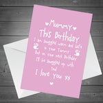 Cute Mummy to Be Birthday Card Love Baby Bump Poem For Mum