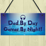 Novelty Gamer Gift For Dad Neon Effect Gaming  Man Cave Sign