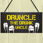 Funny Uncle Gift Druncle Sign Gift For Him From Niece Nephew