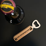 Novelty Birthday Gift For Men Birthday Wood Bottle Opener