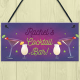 Personalised Novelty Cocktail Bar Home Bar Signs And Plaques