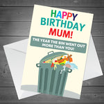 Funny Birthday Card For Mum Lockdown Theme Novelty Card