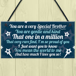 Birthday Christmas Brother Gifts From Sister Hanging Plaque