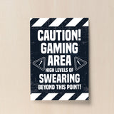 Funny Gaming Poster For Boys Bedroom Man Cave Wall Art