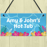 Novelty Hot Tub Accessories PERSONALISED Hot Tub Plaque Decor