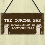 Corona Bar Sign For Garden Man Cave Home Bar Hanging Bar Sign