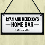 HOME BAR Sign PERSONALISED Man Cave Bar Sign Any Name Gift