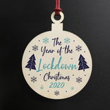 Christmas Lockdown Personalised Bauble 2020 Tree Decoration