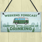 Camping Drinking Novelty Caravan Motorhome Decor Gift Sign