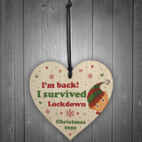 Funny Lockdown Christmas Decoration For Daughter Son Elf Sign