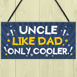 Funny Uncle Gift For Birthday Xmas Plaque Gift For Brother