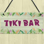 Tiki Bar Accessories Home Bar Decor Novelty Hanging Sign Decor